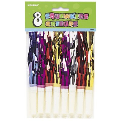 8 mirlitons couleurs métalliques asst 8 mirlitons couleurs métalliques asst