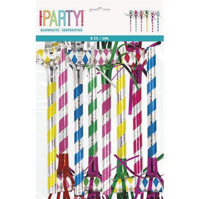 8 mirlitons métalliques 8 mirlitons métalliques