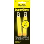 Yellow glow sticks 4in 2pcs