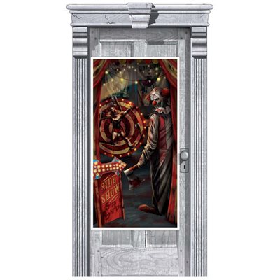 Affiche décorative de cirque effrayant 65x33.5po