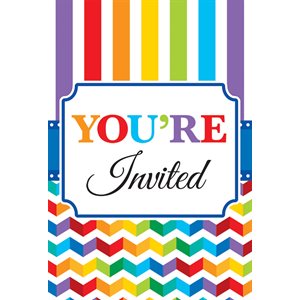 20 invitations happy birthday arc-en-ciel