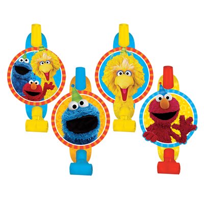 8 mirlitons Sesame Street