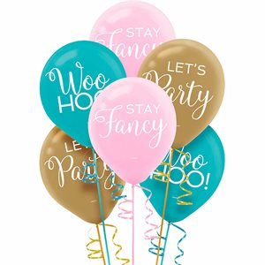 15 ballons en latex 12po fête pastel