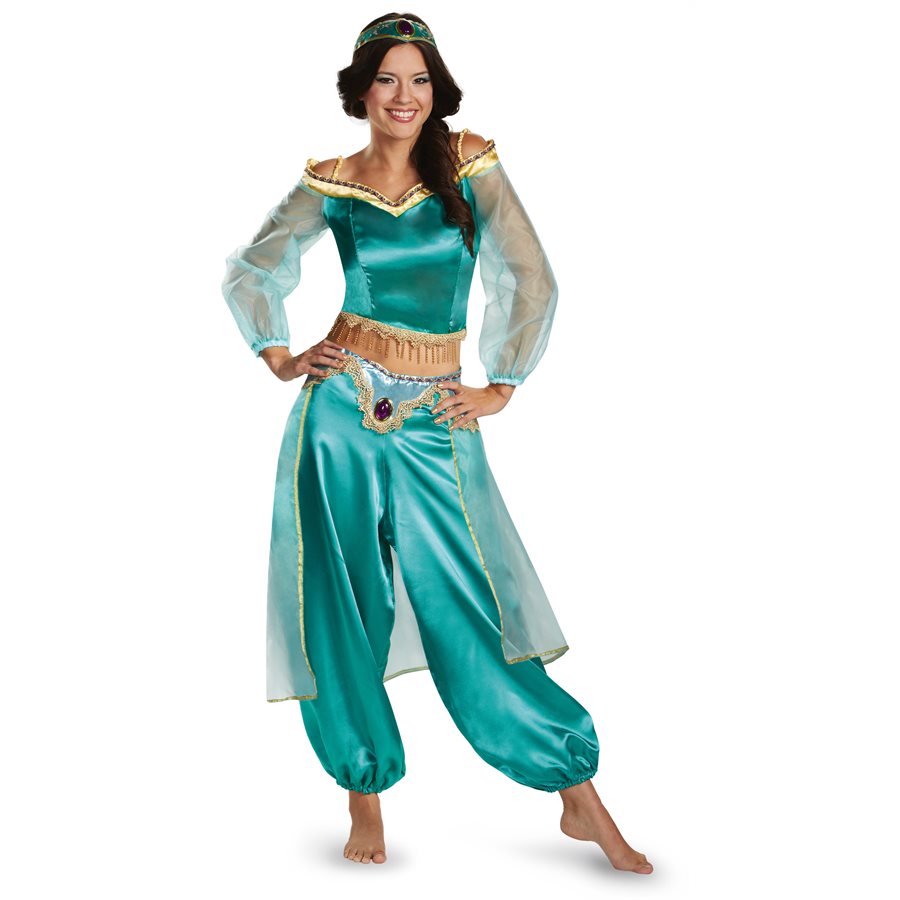 Adult Deluxe Jasmine Costume Medium 