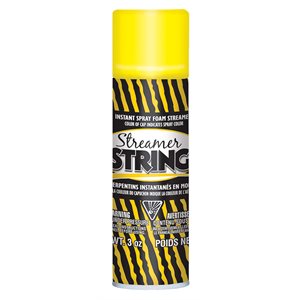 Serpentin en mousse jaune 3oz