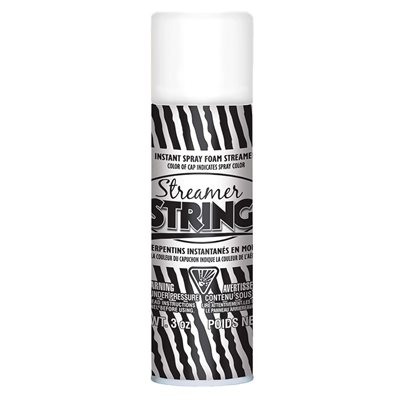 White streamer string 3oz