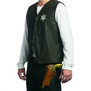 Accessoires de cow-boy doré