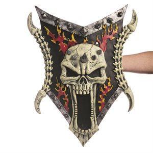 Bouclier avec crâne de Warlord
