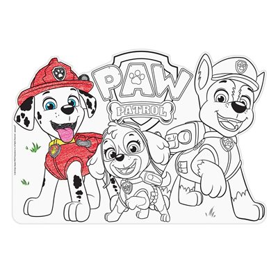 8 Napperons En Papier A Colorier 16x11po Pat Patrouille 8 Napperons En Papier A Colorier 16x11po Pat Patrouille