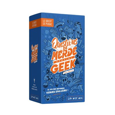 "Questions de Merde Spécial Geek" french questionnaire game