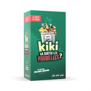 Jeu de société français Kiki va sortir les poubelles?