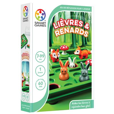 Jeu de réflexion français lièvres & renards Smart Games