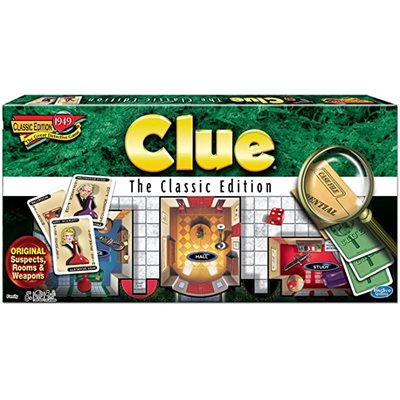 Jeu de société anglais Clue classique Jeu de société anglais Clue classique