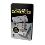 Jeu de 28 dominos double couleurs Jeu de 28 dominos double couleurs