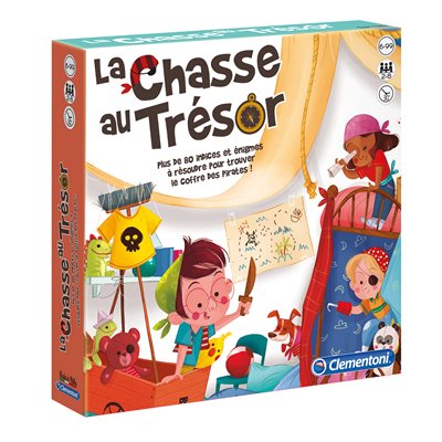 Jeu français la chasse au trésor Clementoni Jeu français la chasse au trésor Clementoni