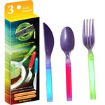 Glow stick cutlery 1 set