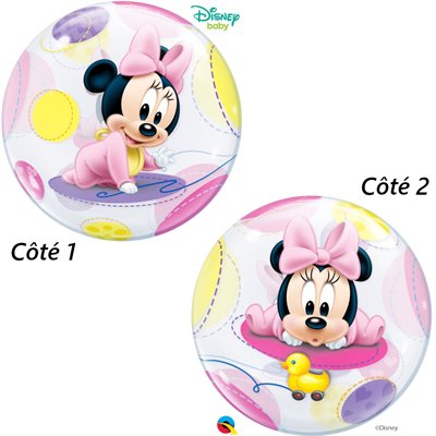 Ballon Bulle Bebe Minnie Mouse